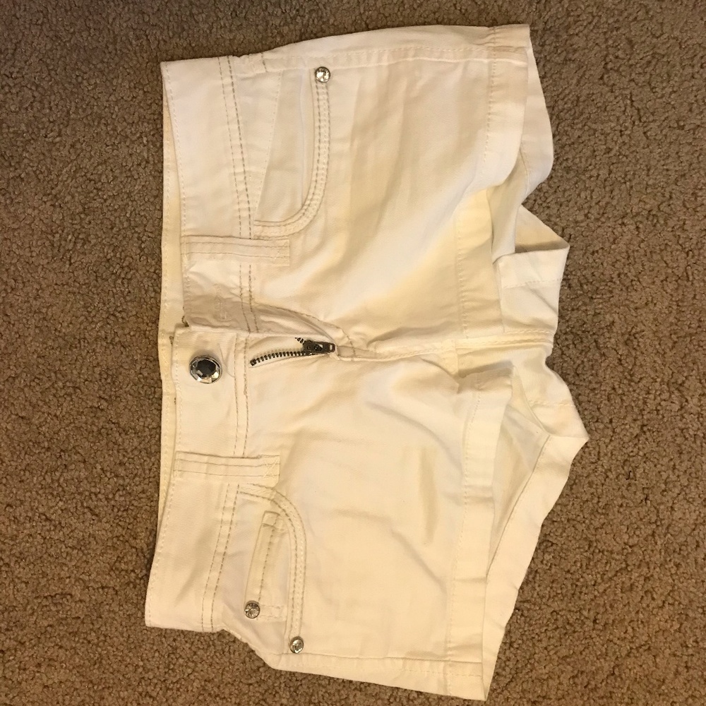 White Booty Shorts